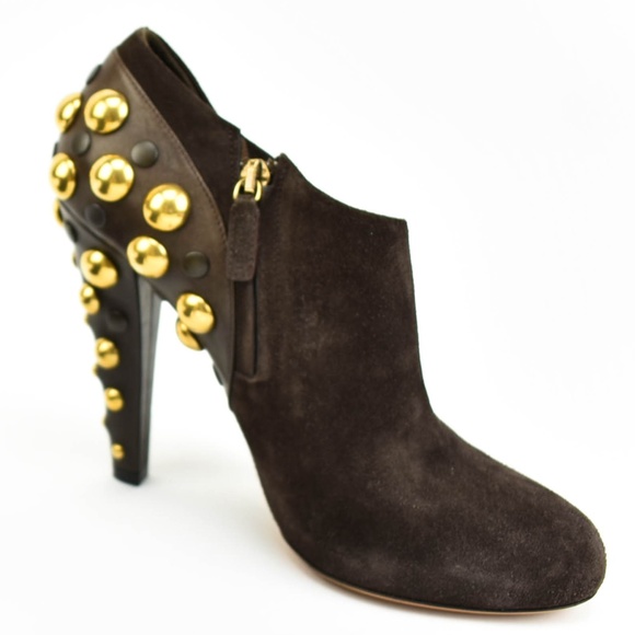 gucci gold boots